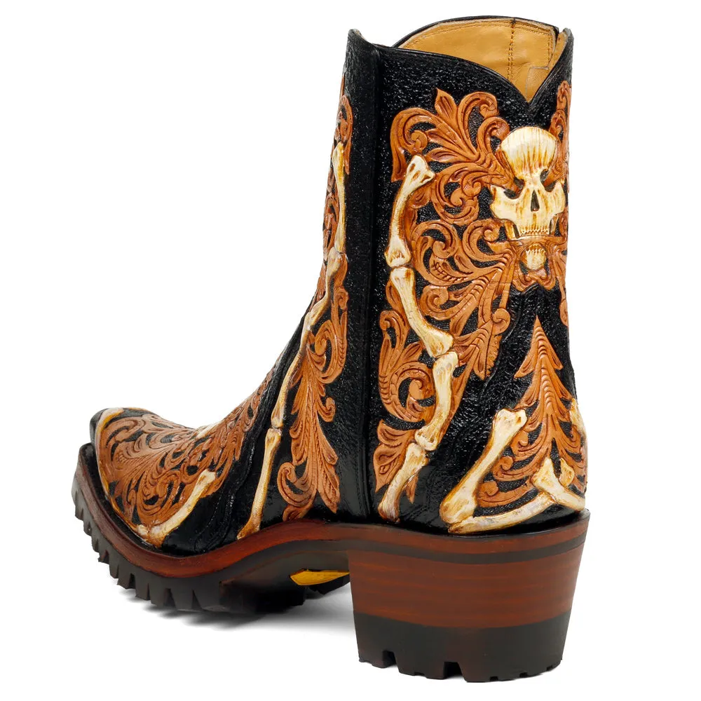 Bad to the Bone Ankle Zipper with Vibram