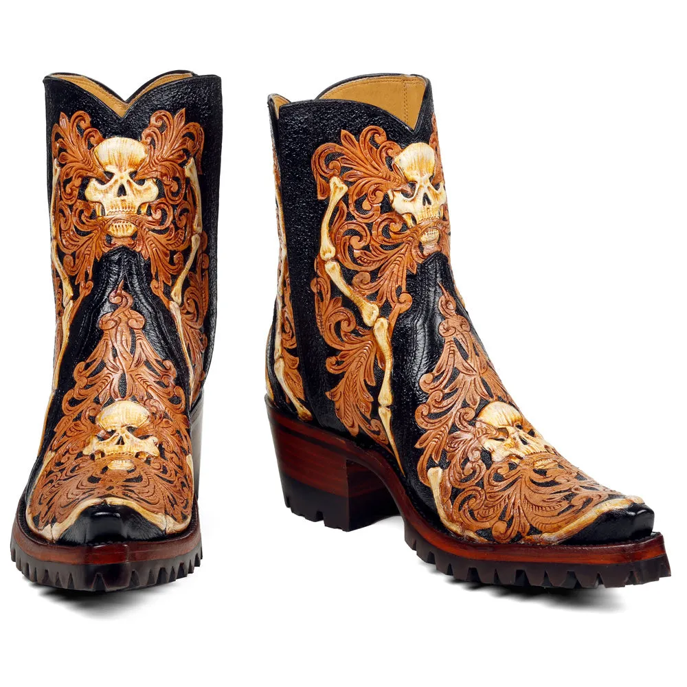 Bad to the Bone Ankle Zipper with Vibram