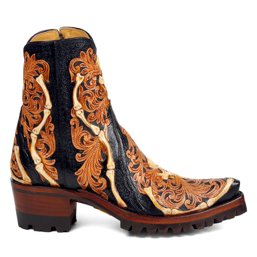 Bad to the Bone Ankle Zipper with Vibram