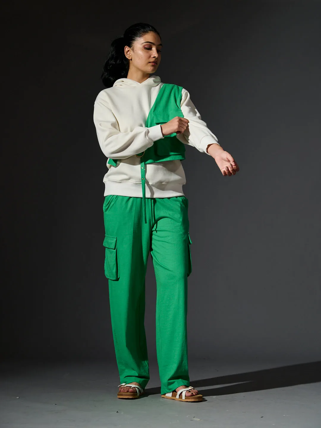 Cargo Pocket Hoodie with Pants