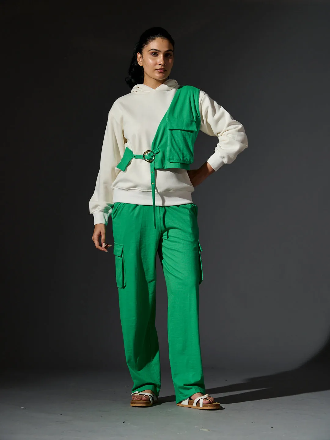 Cargo Pocket Hoodie with Pants