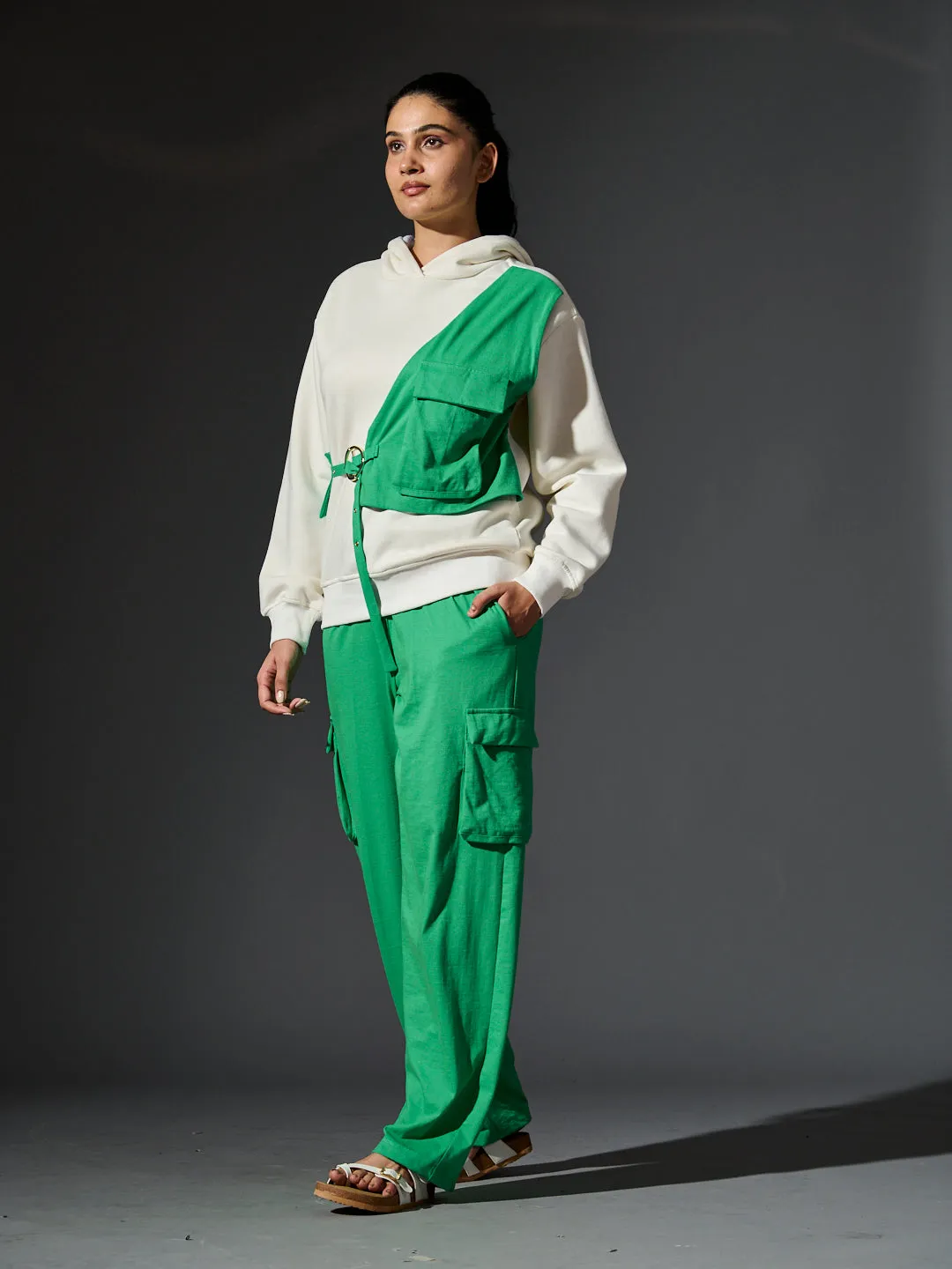Cargo Pocket Hoodie with Pants