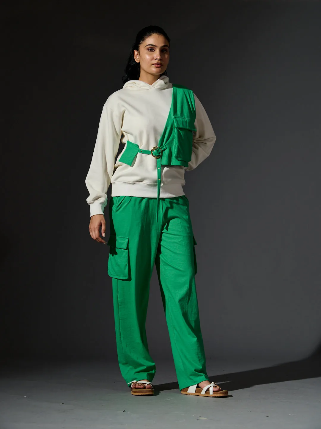 Cargo Pocket Hoodie with Pants