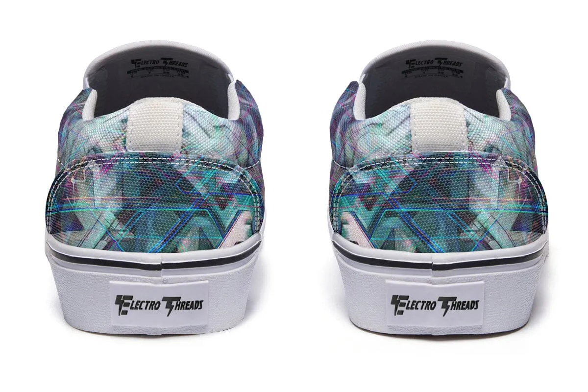 Crystal Wolf Slip on Shoes