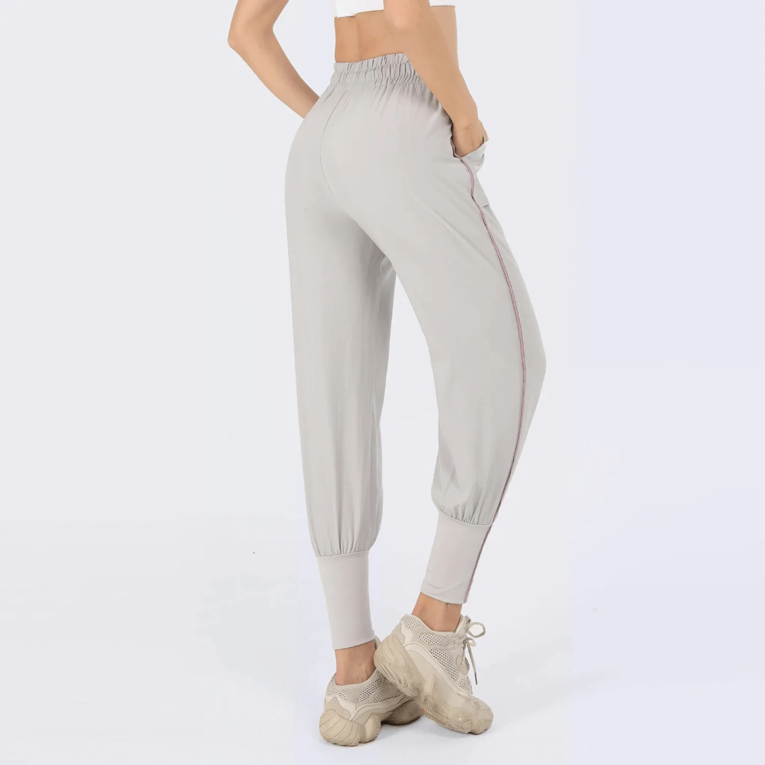 Female Casual Drawstring Waist Sports Jogging Pants - SF0172
