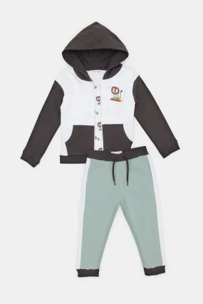 Infant Boys Assorted Hooded Jogging Suit (3 Piece)