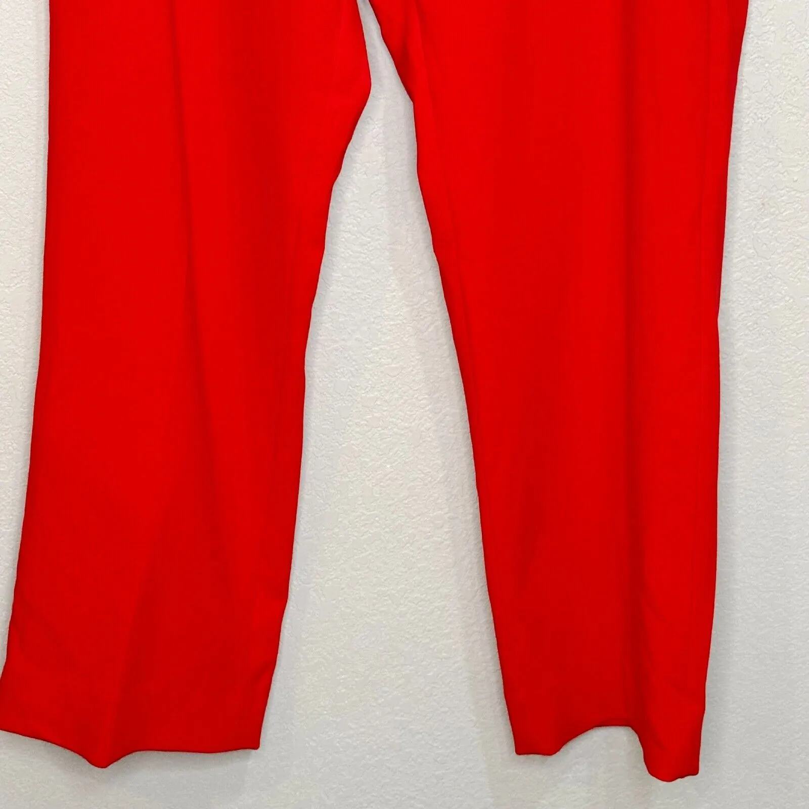 J. Crew NEW Holiday Red Kate Straight Pant in Four-Season Stretch Size 14