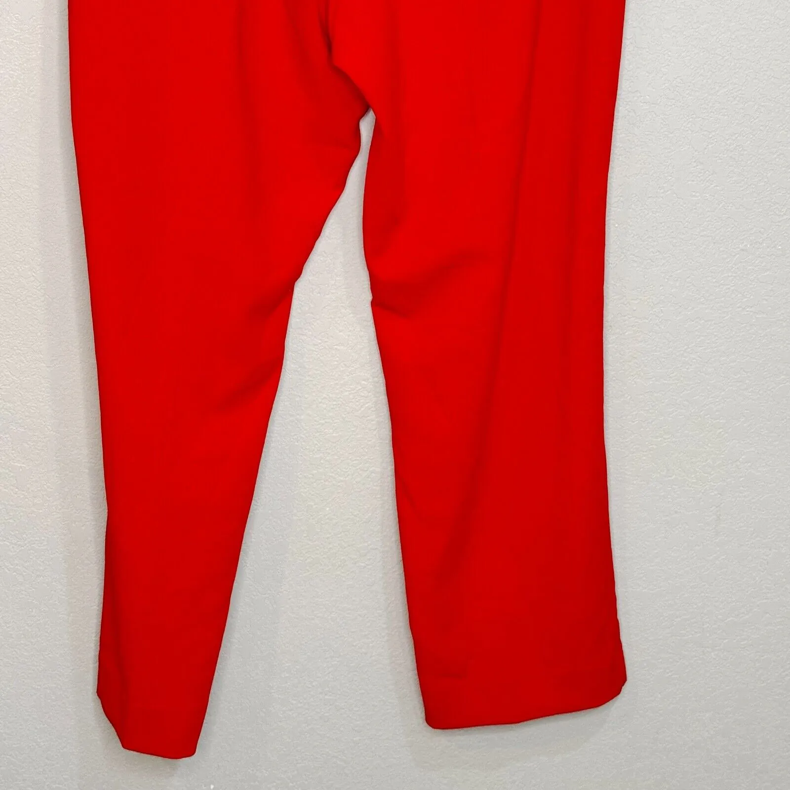 J. Crew NEW Holiday Red Kate Straight Pant in Four-Season Stretch Size 14