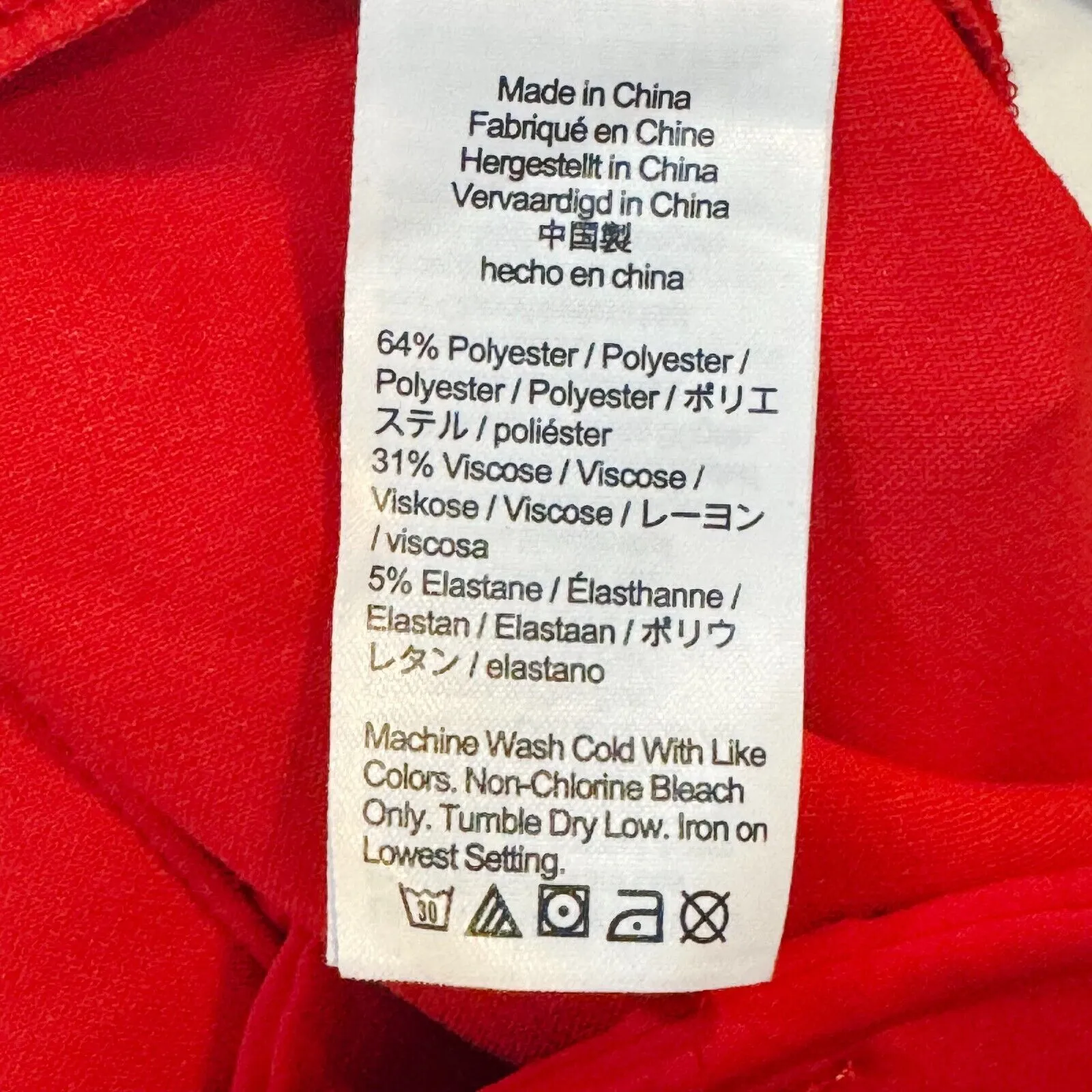 J. Crew NEW Holiday Red Kate Straight Pant in Four-Season Stretch Size 14