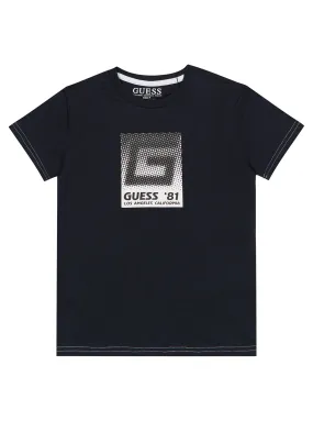 Smart Blue Graphic Logo T-Shirt (2-7)