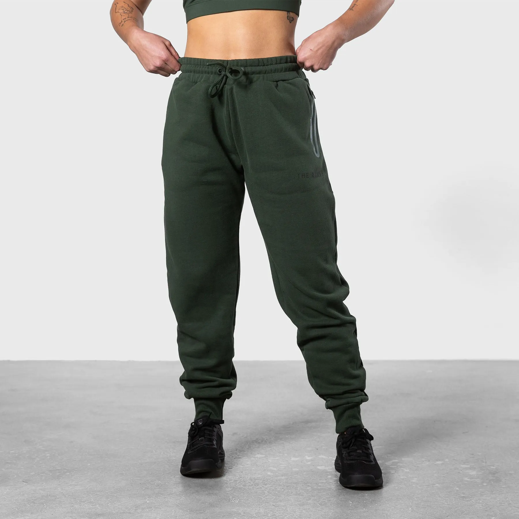 THE BRAVE - WOMEN'S SIGNATURE JOGGING PANTS - DARK OLIVE