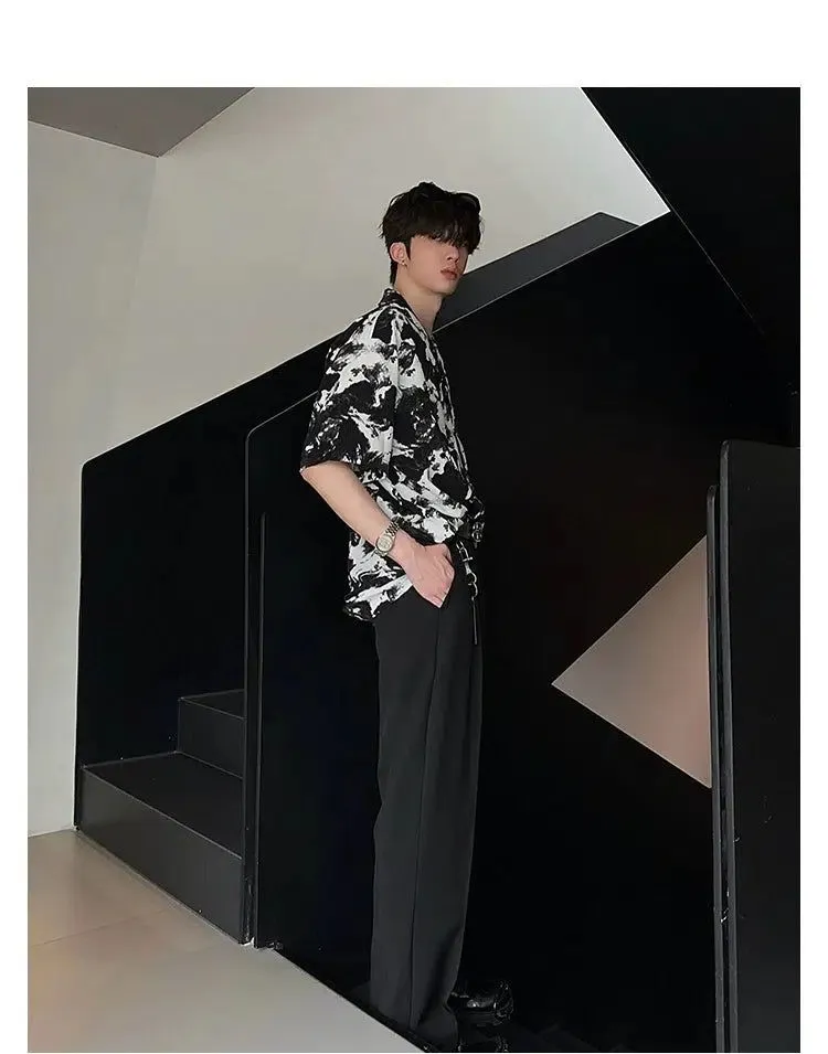 Woo Smart Fold Pleats Trousers