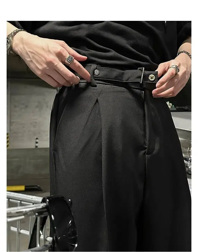 Woo Smart Fold Pleats Trousers